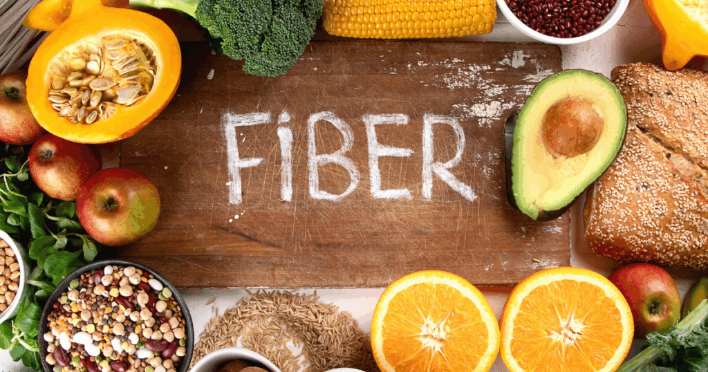 Healthy high-fiber foods