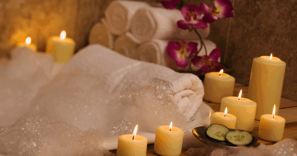 Candlelit bath